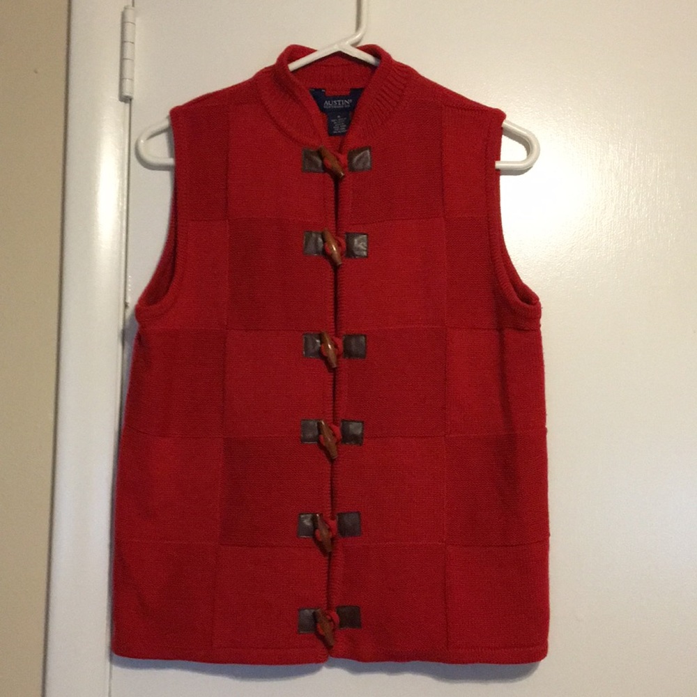 Austin Knitted Vest Sz M